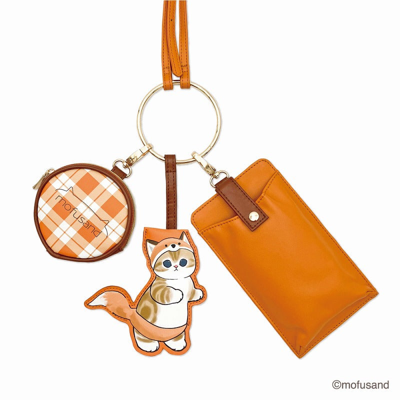 Bolso bandolera mofusand de 3 piezas - gatito zorro