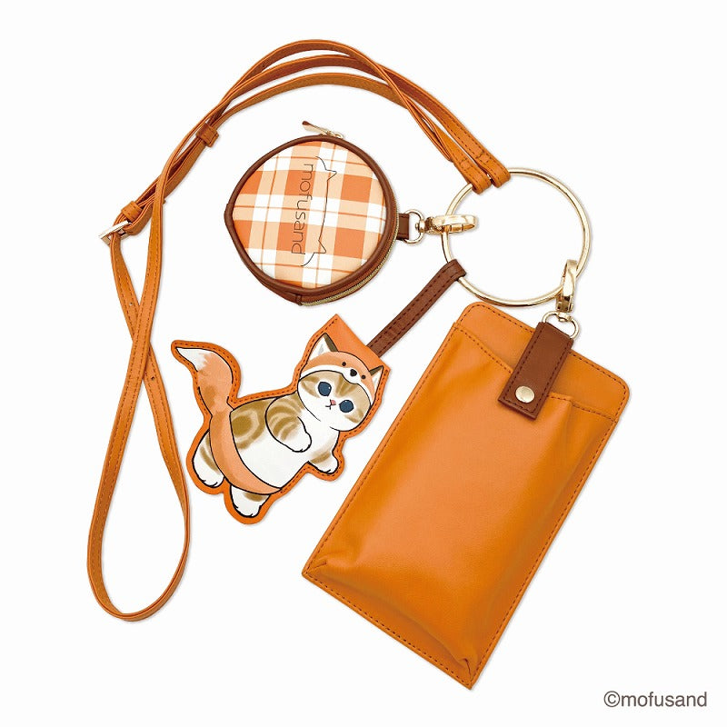 Bolso bandolera mofusand de 3 piezas - gatito zorro