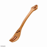 Tenedor de madera Mofusand - gatito tiburón