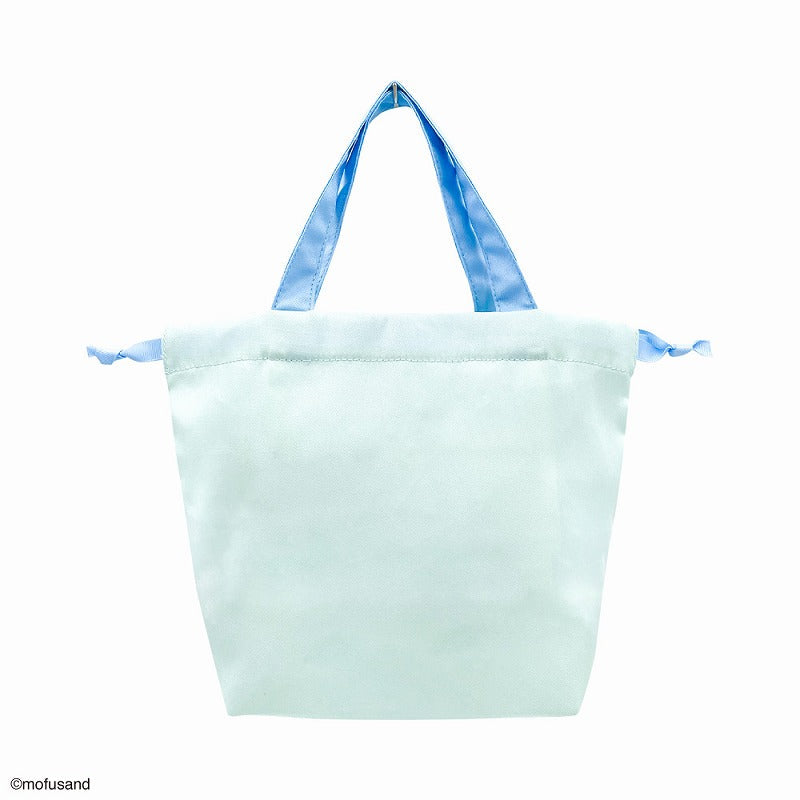 Bolso azul de flores mofusand