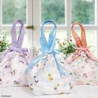 Bolso azul de flores mofusand