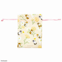 Estuche pequeño mofusand de flores amarillo