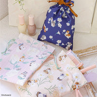 Estuche pequeño mofusand de flores amarillo