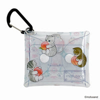 Estuche multiuso transparente Mofusand SS durazno