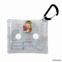 Estuche multiuso transparente Mofusand SS durazno