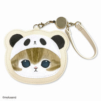 Porta pase Mofusand de gato panda
