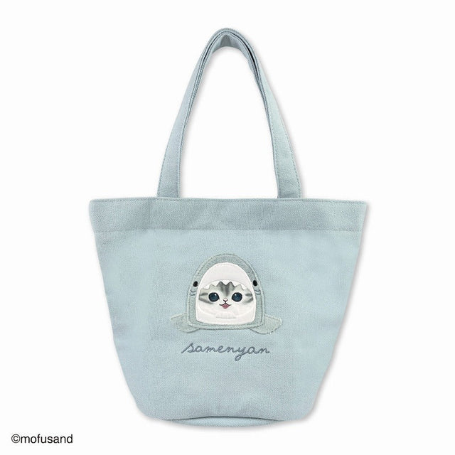 Bolso tote mini Mofusand con diseño de tiburón