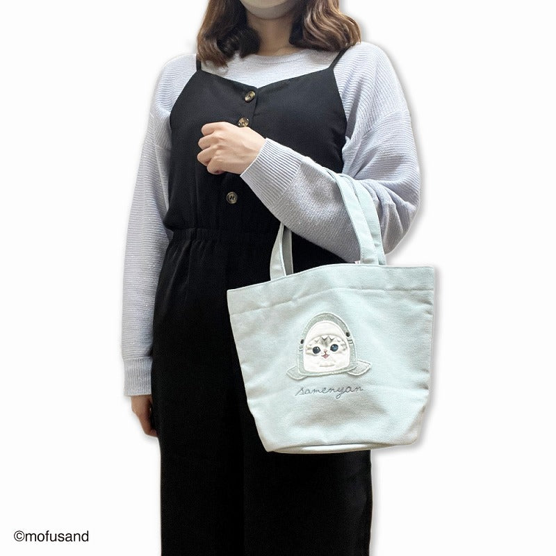 Bolso tote mini Mofusand con diseño de tiburón