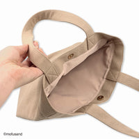 Mini bolso tote Mofusand con diseño de conejito