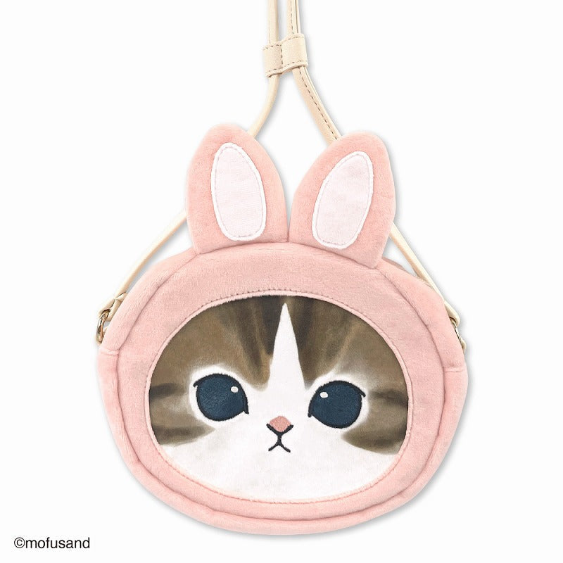 Mini bolso bandolera mofusand con diseño de conejo