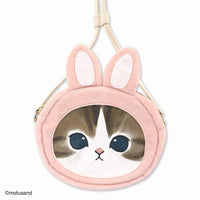 Mini bolso bandolera mofusand con diseño de conejo