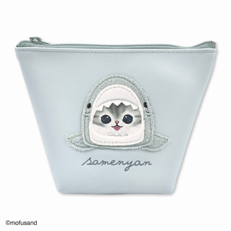 Estuche tipo bote Mofusand con gatito tiburón