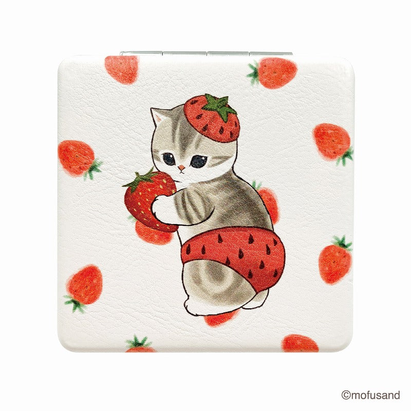 Espejo cuadrado mofusand de frutilla