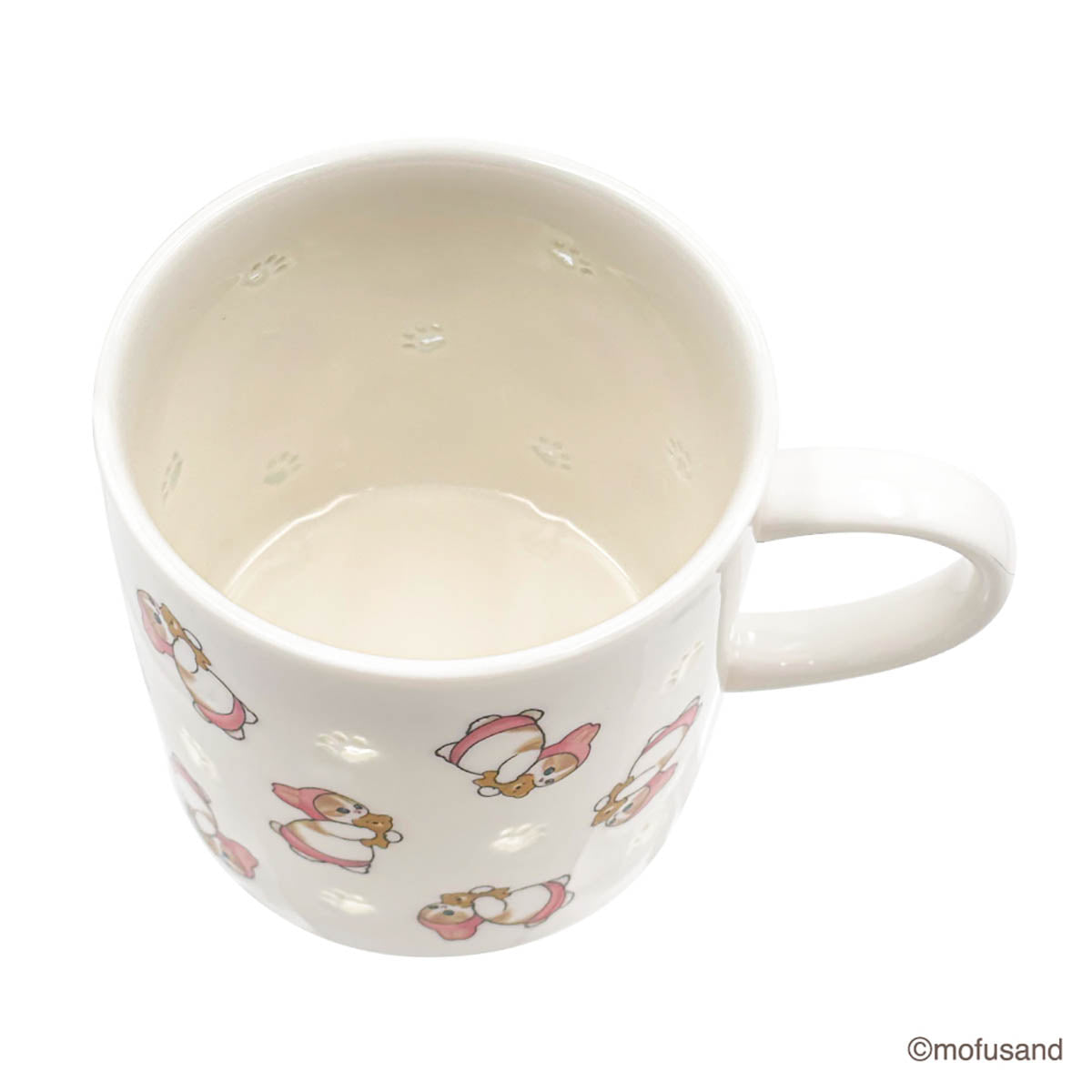 Taza translúcida Mofusand con gato conejo