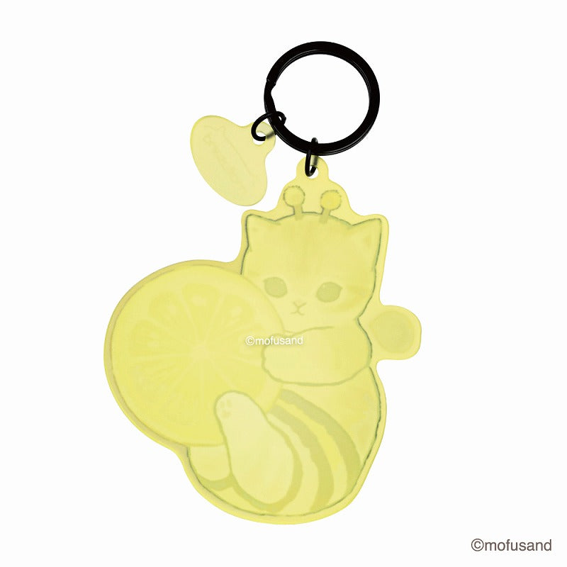 Llavero mate de gatito abeja mofusand