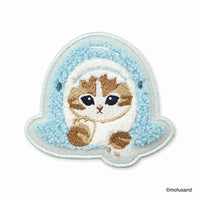 Mofusand: insignia pastel de gatito tiburón