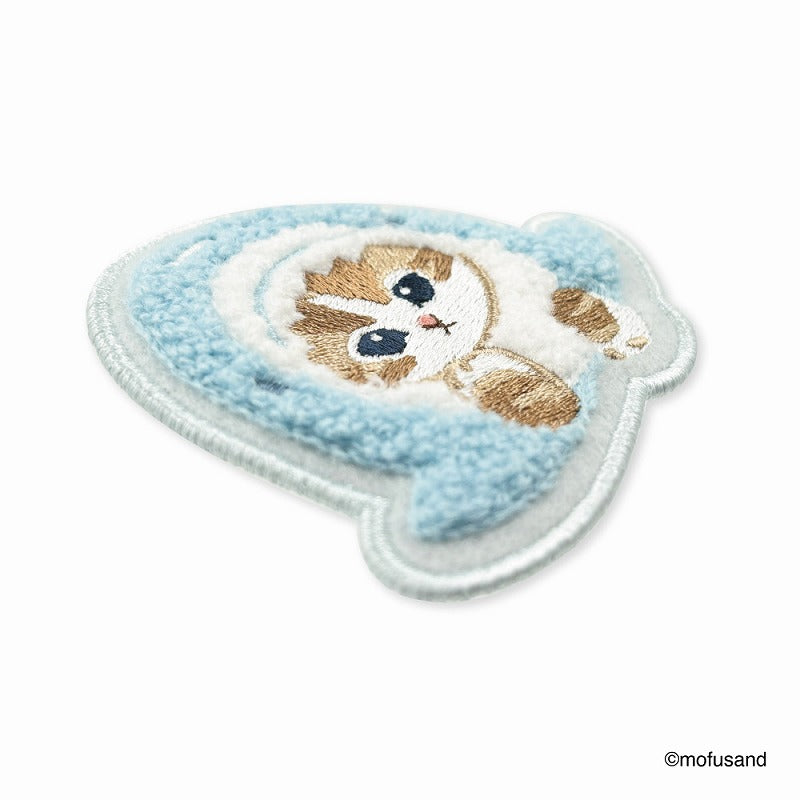 Mofusand: insignia pastel de gatito tiburón