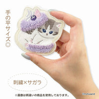 Mofusand: insignia pastel de gatito tiburón