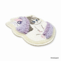 Pin bordado Mofusand pastel con diseño de macaron