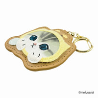 Llavero de parche esponjoso mofusand - Gatito abeja