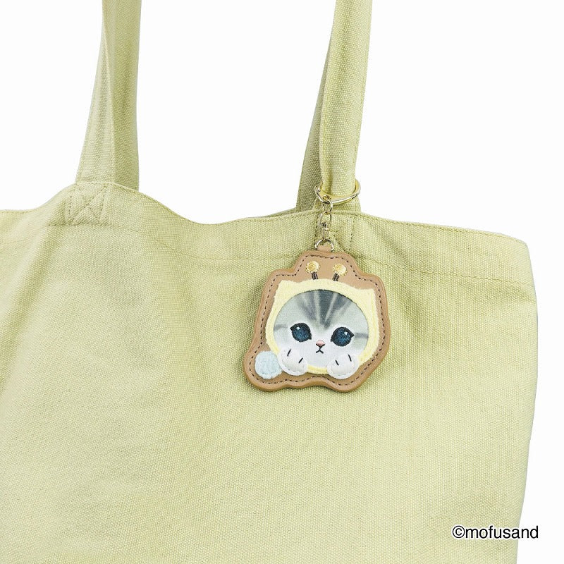 Llavero de parche esponjoso mofusand - Gatito abeja