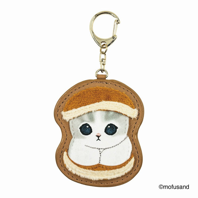 Llavero tipo parche de gatito dorayaki - mofusand