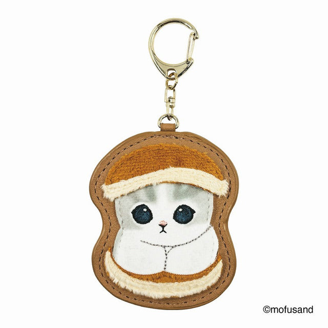 Llavero tipo parche de gatito dorayaki - mofusand
