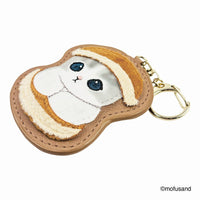 Llavero tipo parche de gatito dorayaki - mofusand