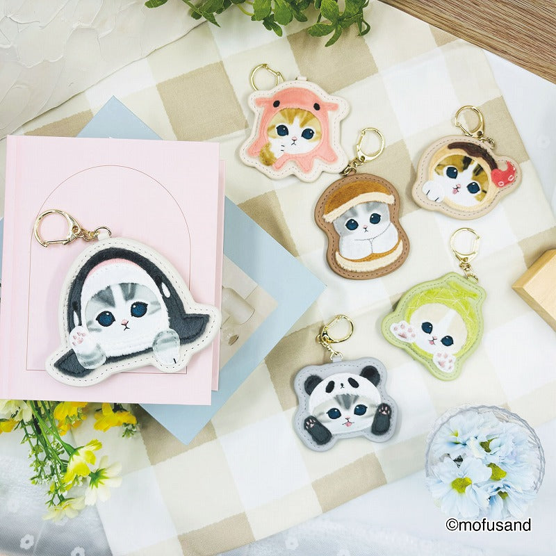 Llavero tipo parche de gatito dorayaki - mofusand