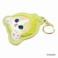 Llavero parche afelpado Mofusand: gatito melón