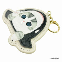 Llavero de gatito orca Mofusand