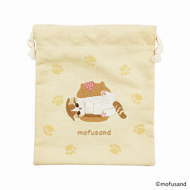 Bolsa con cordón mofusand: dulces de gatitos
