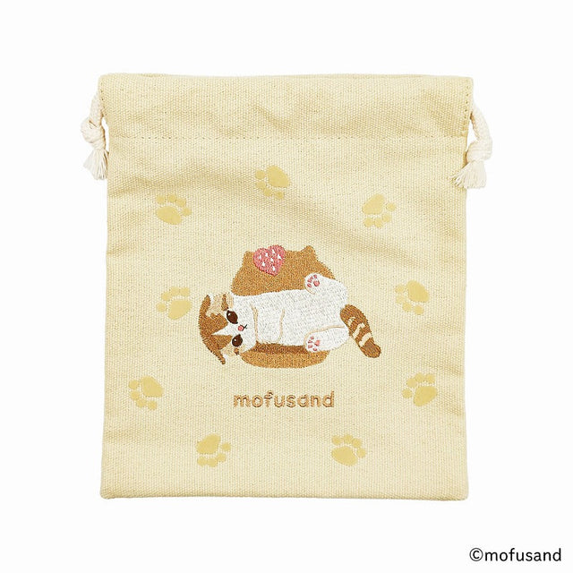 Bolsa con cordón mofusand: dulces de gatitos