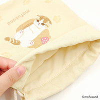 Bolsa con cordón mofusand: dulces de gatitos