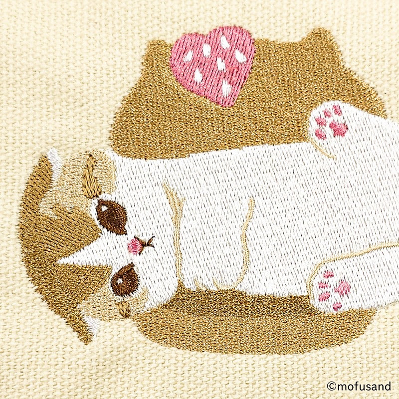 Bolsa con cordón mofusand: dulces de gatitos