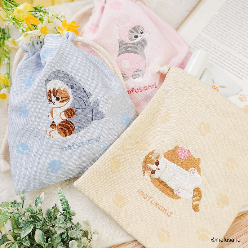 Bolsa con cordón mofusand: dulces de gatitos