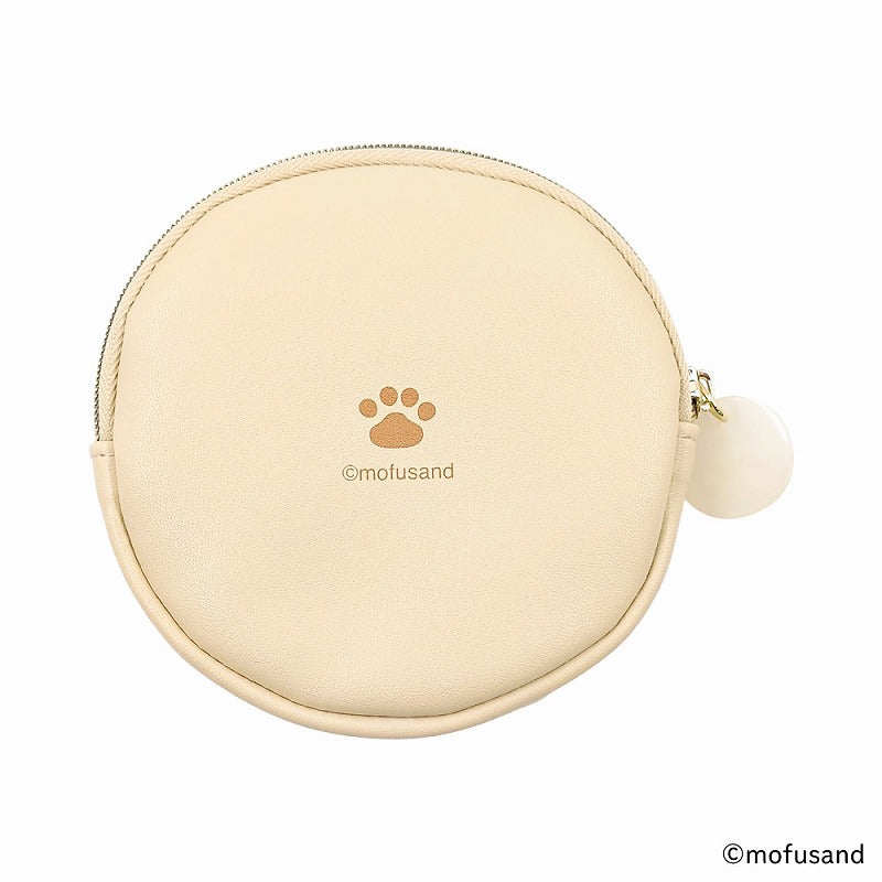 Monedero circular flocado Mofusand: dulces gatunos