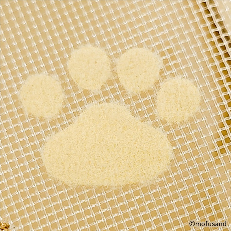 Monedero circular flocado Mofusand: dulces gatunos