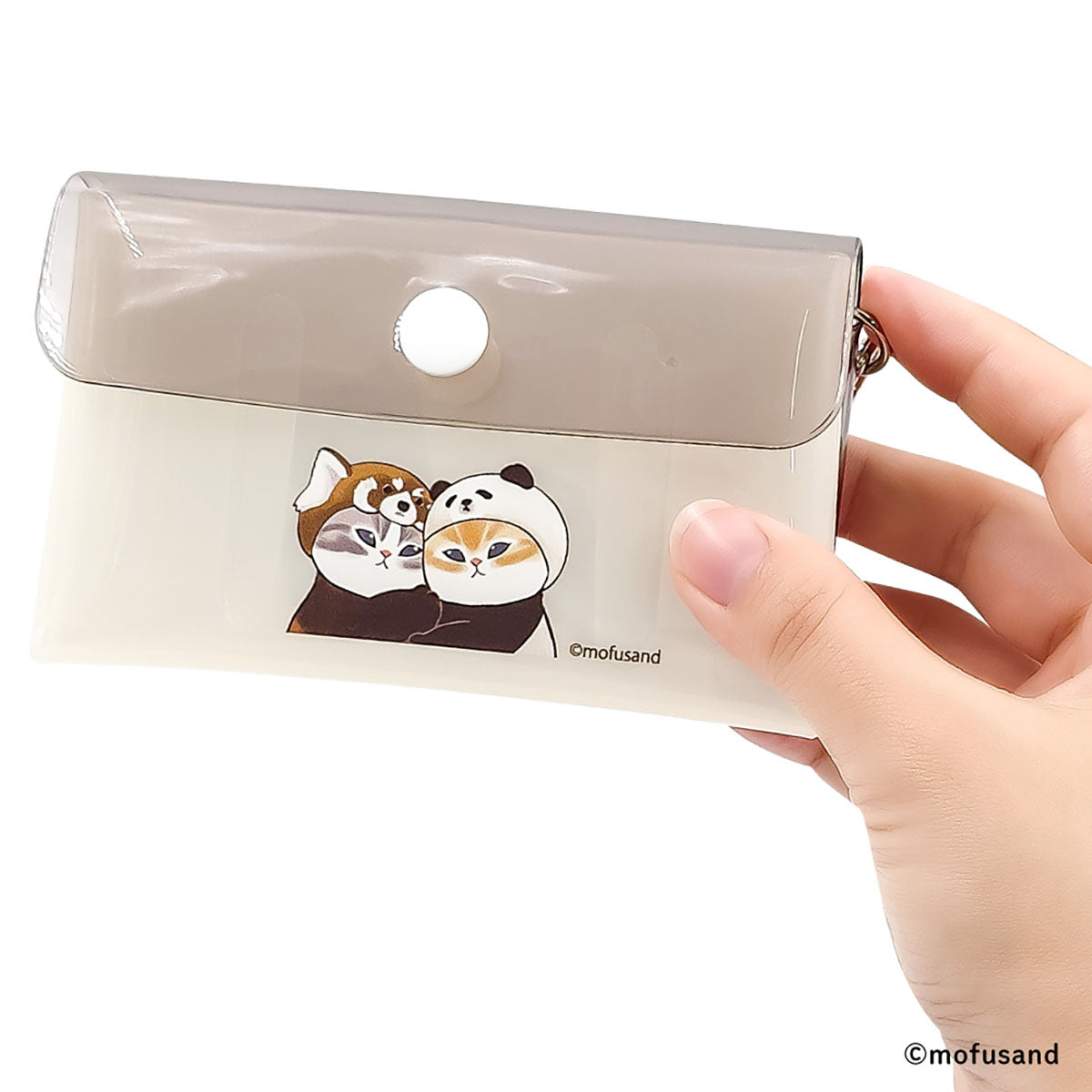 Estuche doble mofusand de gatito panda