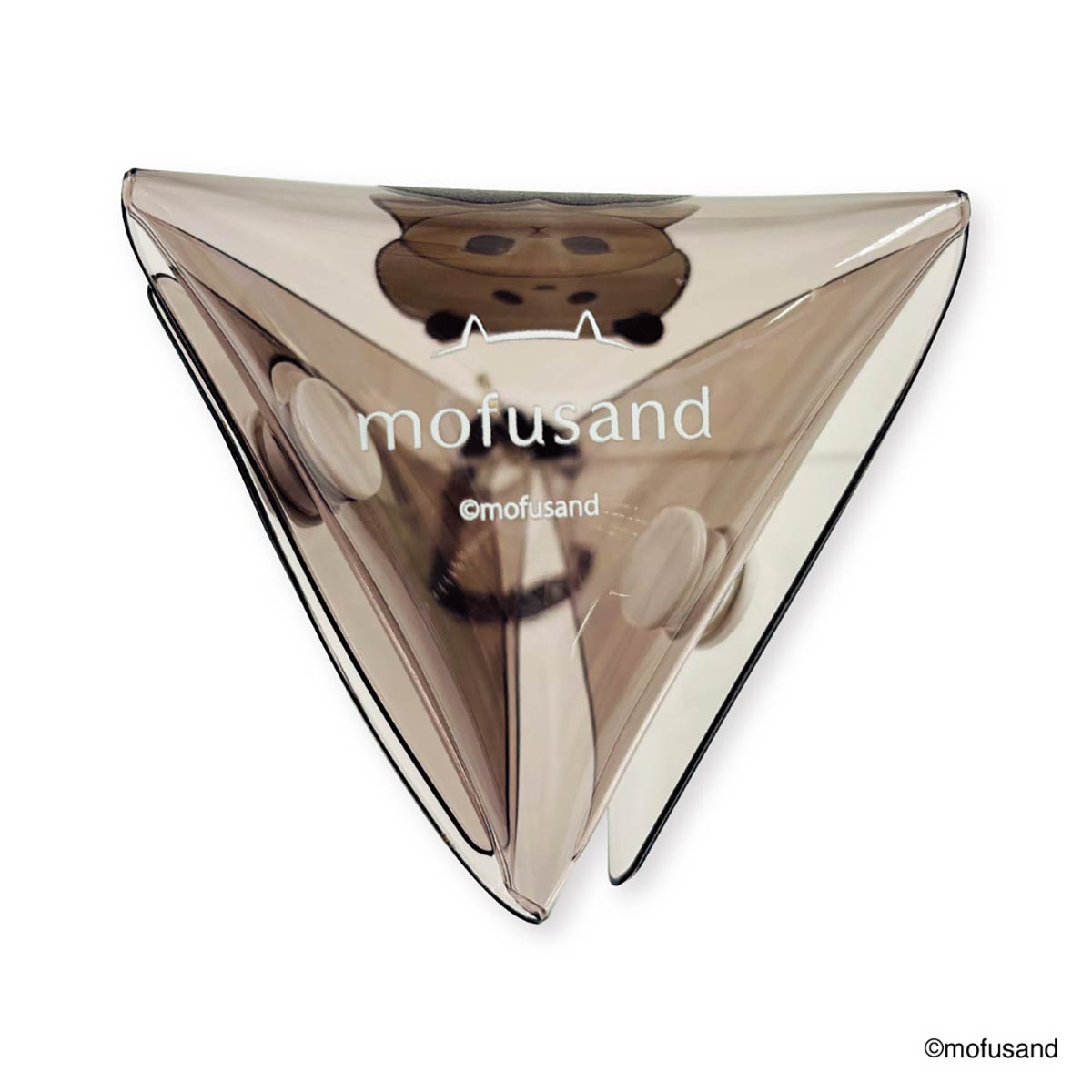 Estuche triangular transparente Mofusand