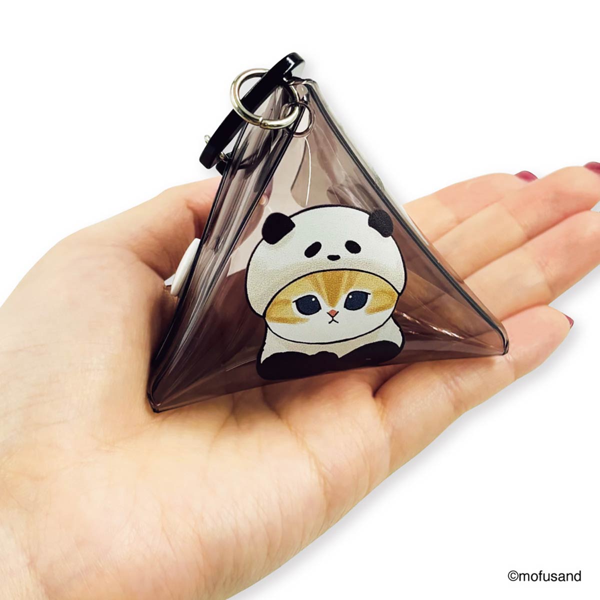 Estuche triangular transparente Mofusand
