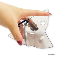 Estuche triangular transparente Mofusand