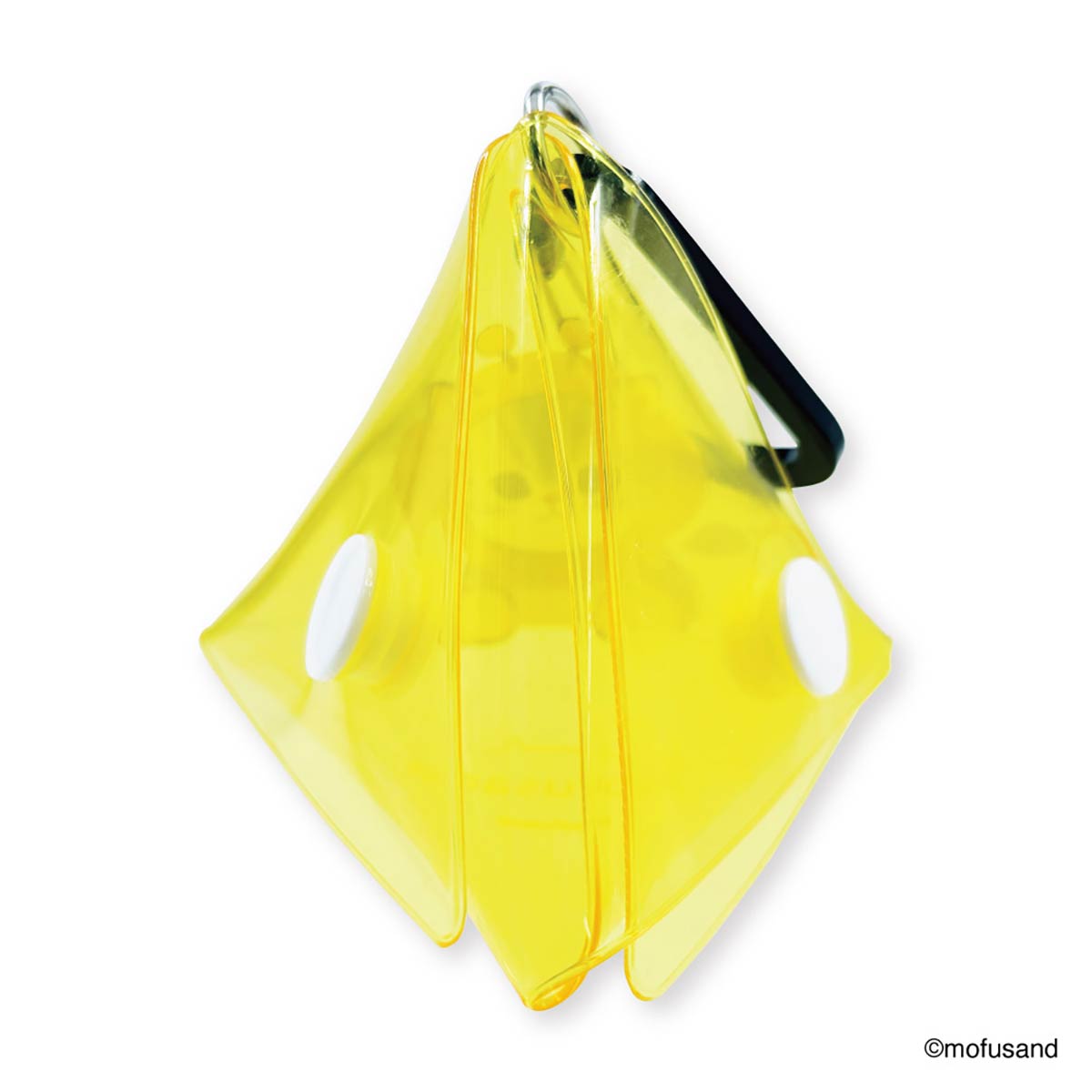 Estuche triangular transparente Mofusand, gatito abeja