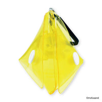 Estuche triangular transparente Mofusand, gatito abeja