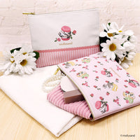 Estuche plano mofusand Dulces en flor, marfil