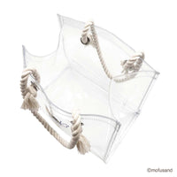 Tote transparente Mofusand con bolsa, soda colorida