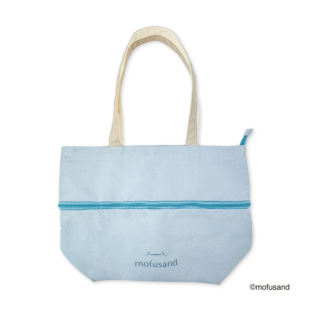 Bolso tote extensible mofusand L azul