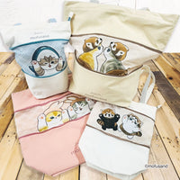Bolso tote extensible mofusand L beige