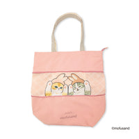 Bolso tote extensible mofusand L (rosado)