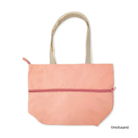 Bolso tote extensible mofusand L (rosado)
